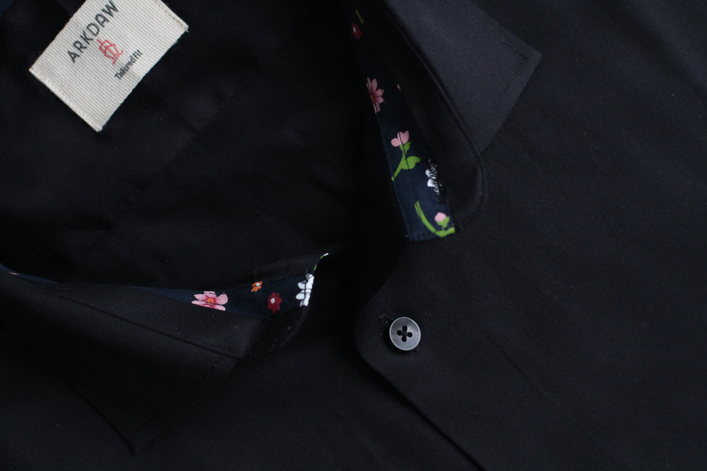 Black Floral Collar