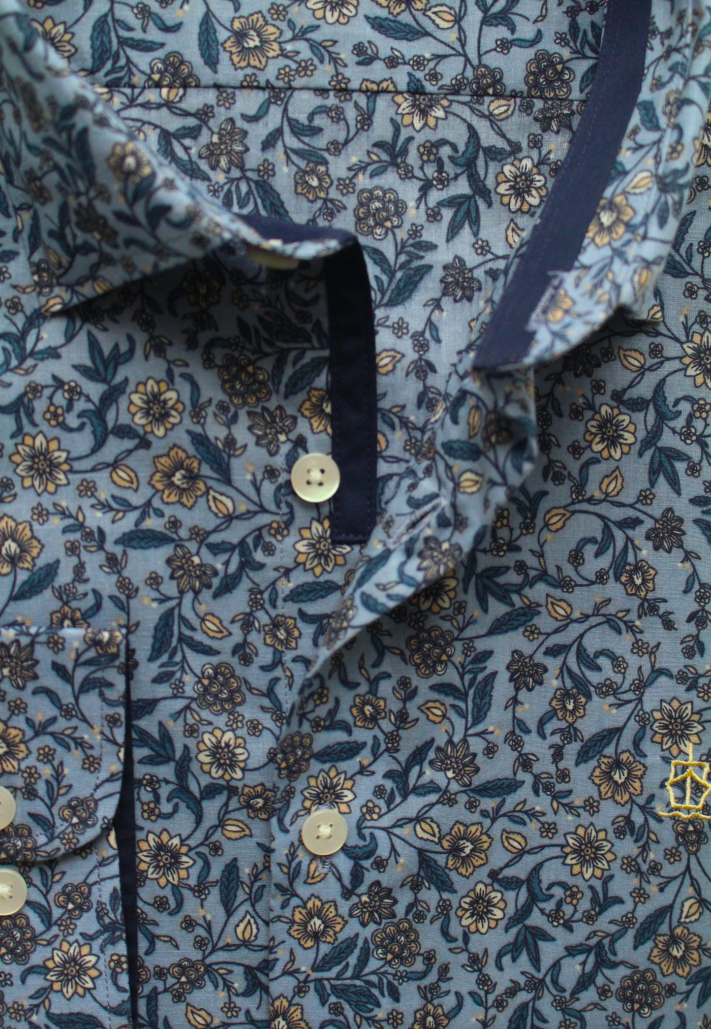 Golden Flower Print